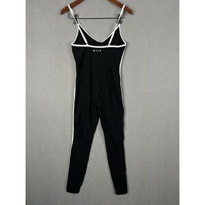 Wilo the Label Women Jumpsuit Black Athletic Travel Workout Loungewear